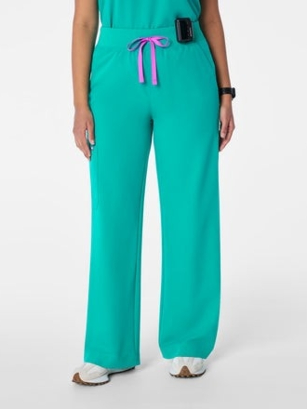 Figs Lagoon Isabel High-Rise Wide-Leg Scrub Pant